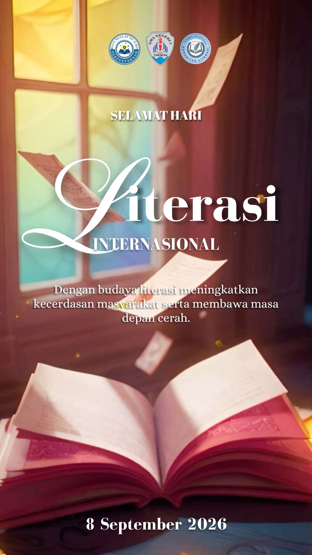 Literasi untuk Manusia, Bumi, dan Kemakmuran : Hari Literasi Internasional 2026
