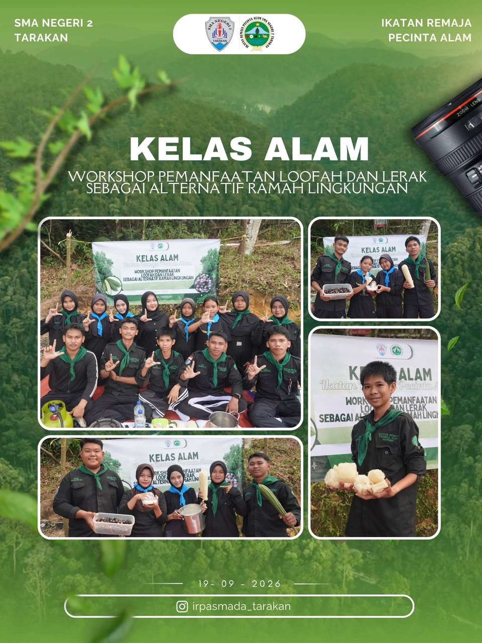 Workshop Pemanfaatan Loofah dan Lerak sebagai Alternatif Ramah Lingkungan